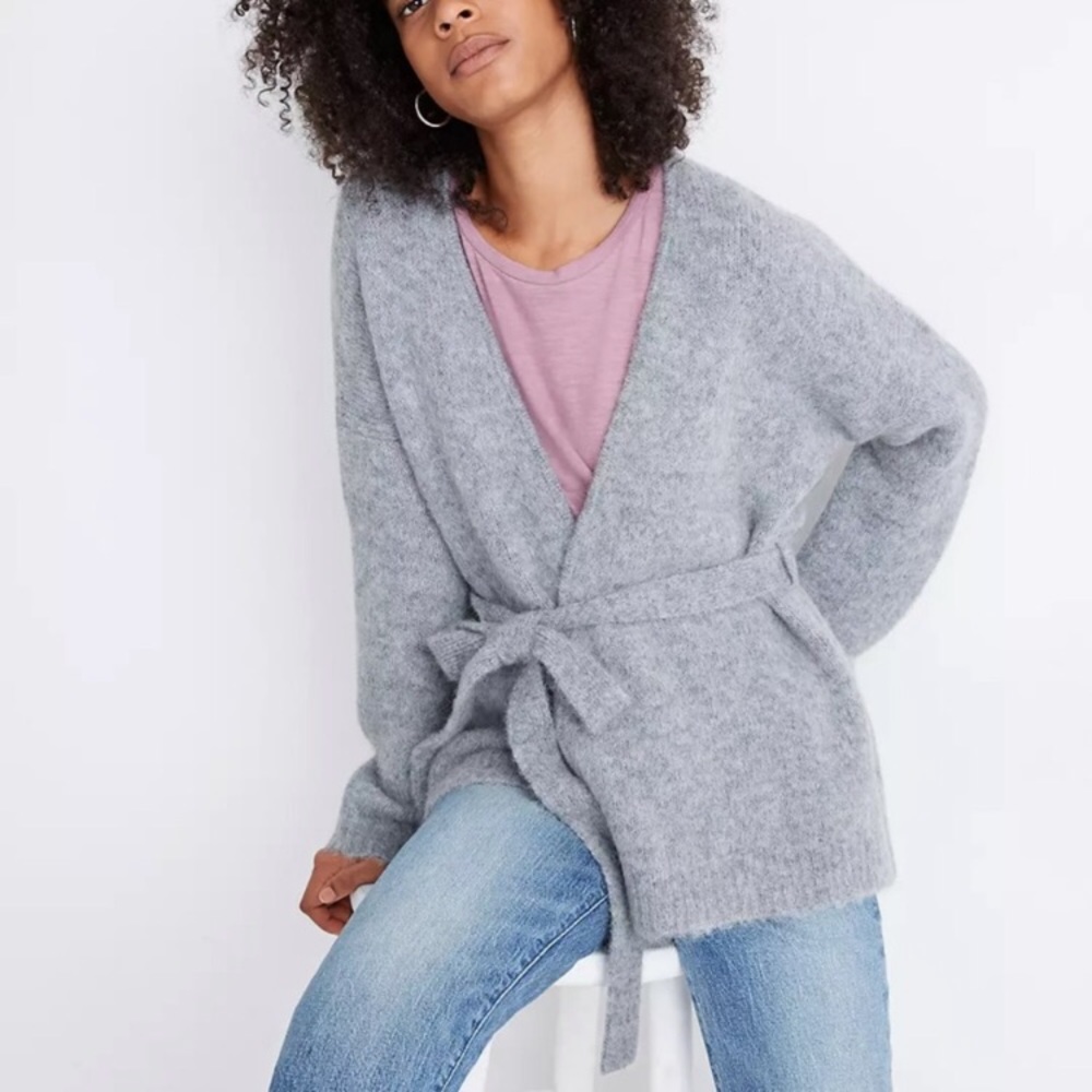 Madewell oversized Harmon wrap sweater